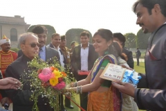 Adv. Shanky Jain to get blessing from Honorable President at new year 2016