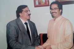 Dr. Amod Sharma with Mr. Uddhav Thackeray