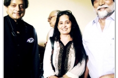 Ms. Rachna Srivastava - SSS Joint Secretary with Mr. Shashi Tharoor - Ex. Honorable Minister