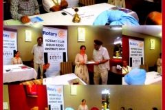 Ms. Rachna Srivastava - SSS Joint Secretary received award from Rotary Club